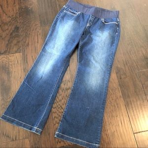 Gap Maternity Long and Lean Demi Panel Jeans 33/16